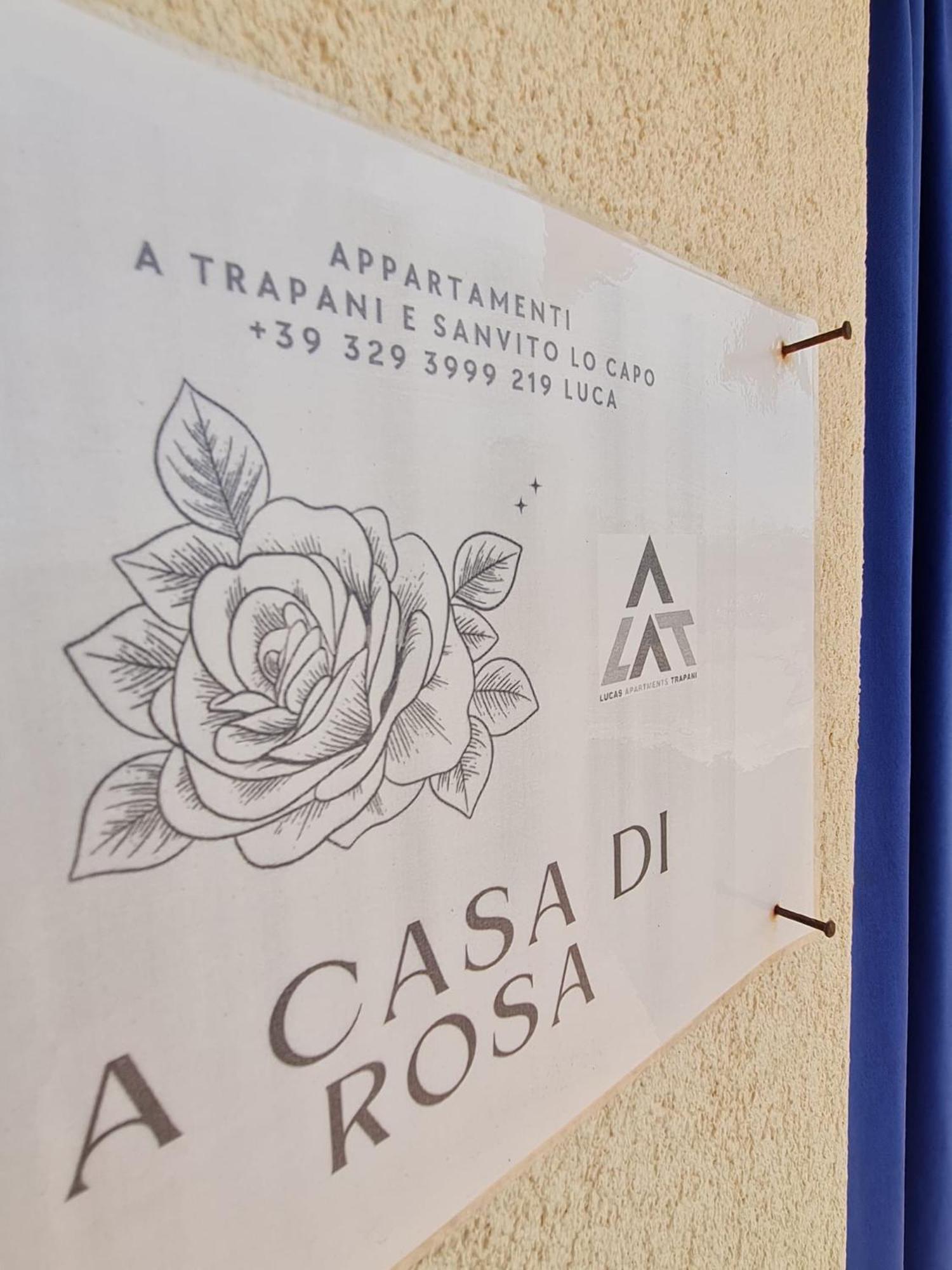 A Casa Di Rosa,Fronte Spiaggia, Piscina,Parcheggio Trapani Eksteriør billede